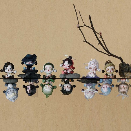 Pop Mart SKULLPANDA The Ink Plum Blossom Series Pop Mart SKULLPANDA The Ink Plum Blossom Series