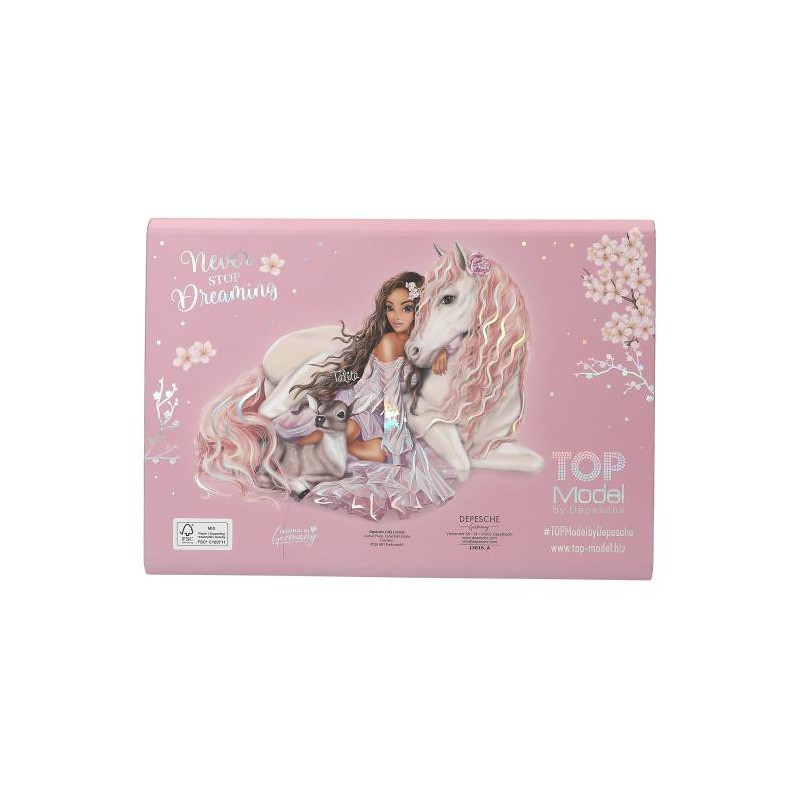 TOPModel, Briefpapier in een map VIVA VIOLET 13616