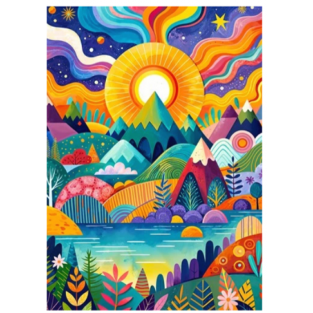 Spellbinding Horizon Enjoy Puzzle 1000stukjes Afm. 48x68cm Spellbinding Horizon Enjoy Puzzle 1000stukjes Afm. 48x68cm