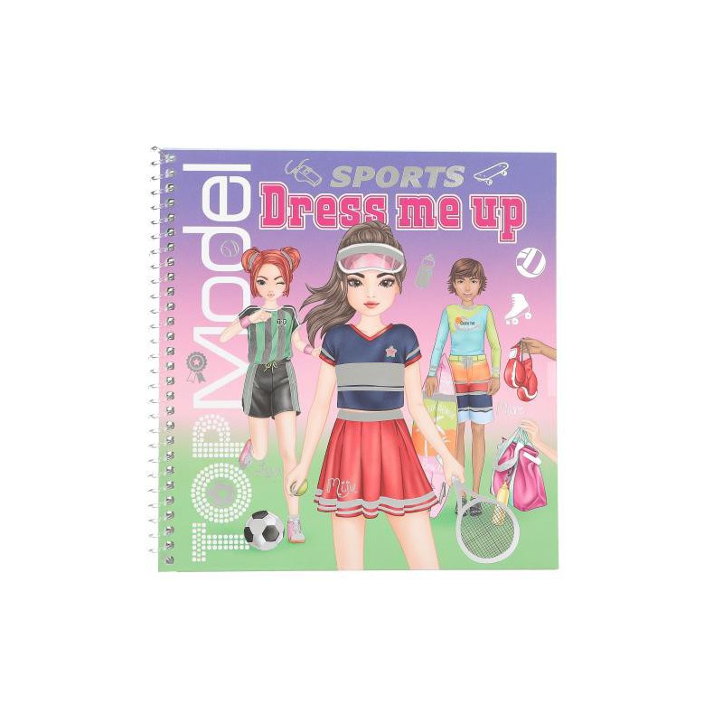 TOPModel, Dress Me Up Stickerboek Sport 13808