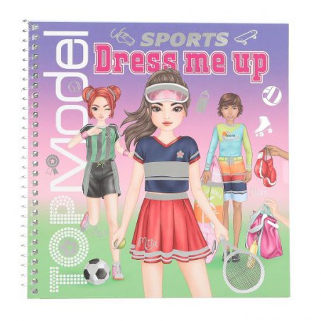 TOPModel, Dress Me Up Stickerboek Sport 13808