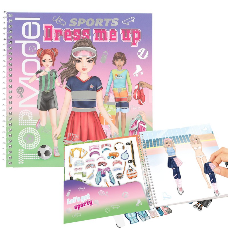 TOPModel, Dress Me Up Stickerboek Sport 13808