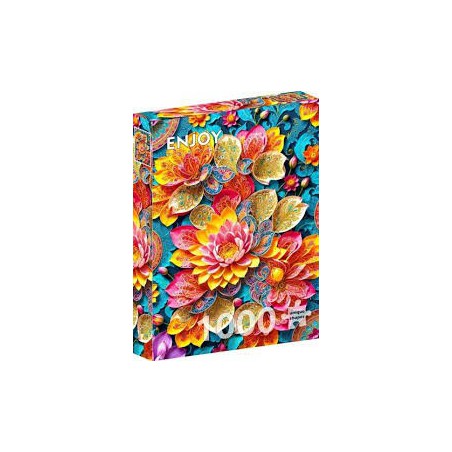 Elegant Waterlilies, Enjoy Puzzle 1000stukjes Elegant Waterlilies, Enjoy Puzzle 1000stukjes