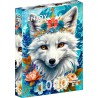 Blooming Snow Fox, Enjoy Puzzle 1000stukjes Blooming Snow Fox, Enjoy Puzzle 1000stukjes