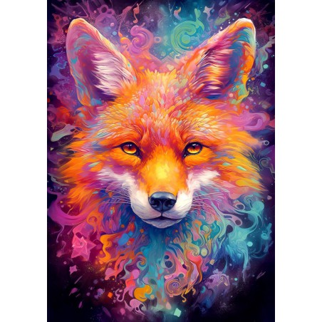 Fiery Fox Enjoy Puzzle 1000stukjes Afm. 48x68cm Fiery Fox Enjoy Puzzle 1000stukjes Afm. 48x68cm