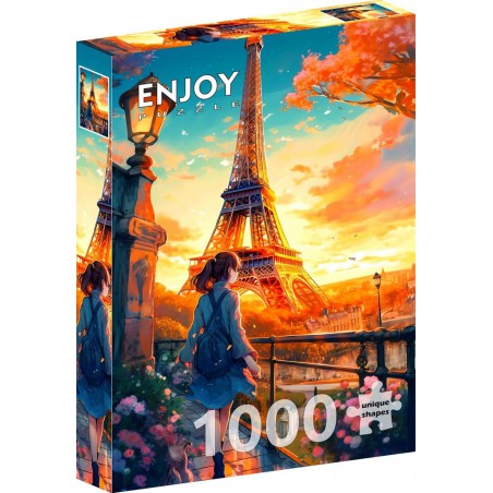 Parisian Wanderlust, Enjoy Puzzle 1000stukjes Parisian Wanderlust, Enjoy Puzzle 1000stukjes