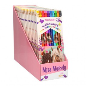 Miss Melody, Uitgumbare kleurpotloden 13369