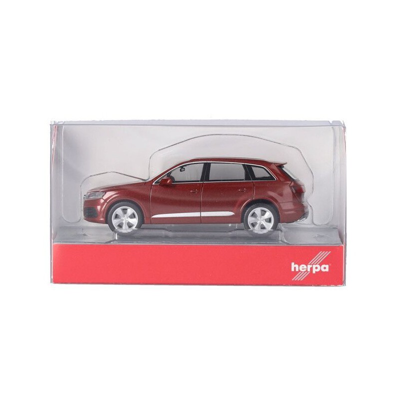 Audi Q7 (rood metallic) 1:87, Herpa