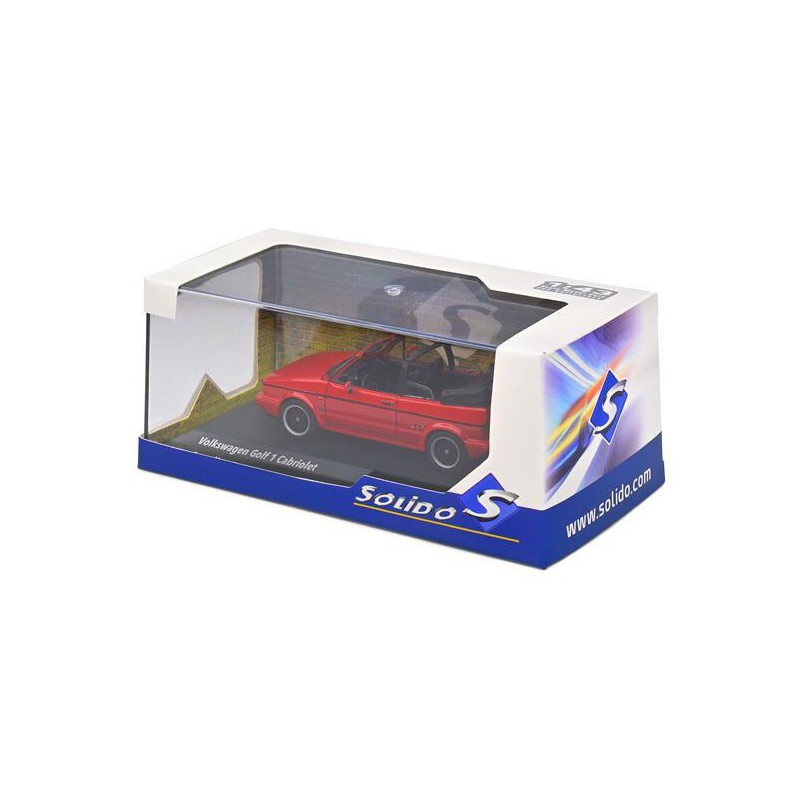 VW Golf I cabrio sportline '92 (Rood) - 1:43 - Solido