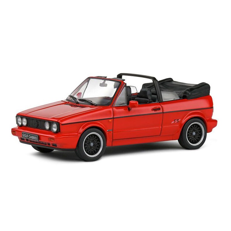 VW Golf I cabrio sportline '92 (Rood) - 1:43 - Solido