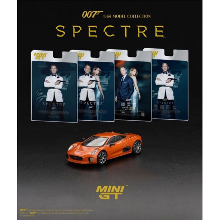 Jaquar C-X75 007 Spectre '15 Mini GT (blister verpakking)