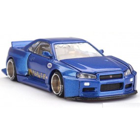 Nissan Skyline GT-R (R34) Kaido Works Shinjuku V2 '99 1:64, Mini GT