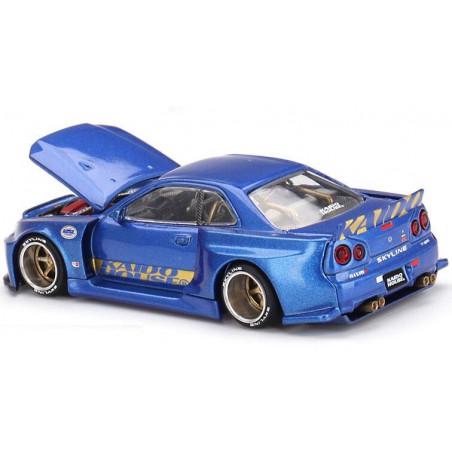 Nissan Skyline GT-R (R34) Kaido Works Shinjuku V2 '99 1:64, Mini GT