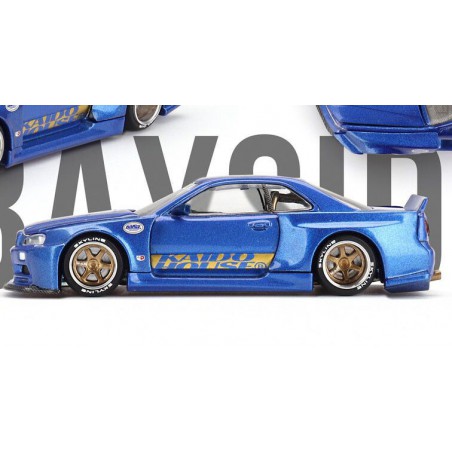Nissan Skyline GT-R (R34) Kaido Works Shinjuku V2 '99 1:64, Mini GT