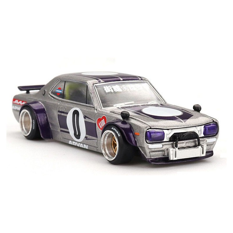 Nissan Skyline GT-R (KPGC10) Kaido Works V1 '69 1:64, Mini GT