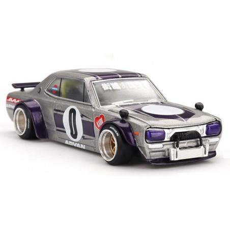 Nissan Skyline GT-R (KPGC10) Kaido Works V1 '69 1:64, Mini GT