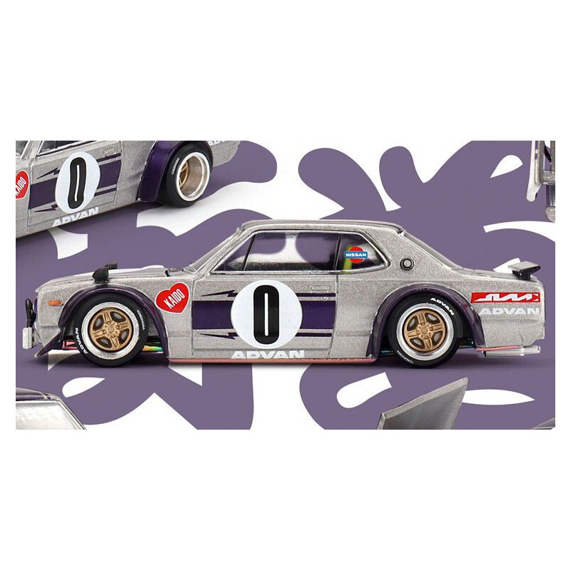 Nissan Skyline GT-R (KPGC10) Kaido Works V1 '69 1:64, Mini GT