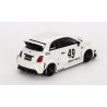 Fiat 595 Abarth LB-Works X Abas Works Gara Nr.49 '24 (Wit)1:64, Mini GT