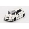 Fiat 595 Abarth LB-Works X Abas Works Gara Nr.49 '24 (Wit)1:64, Mini GT