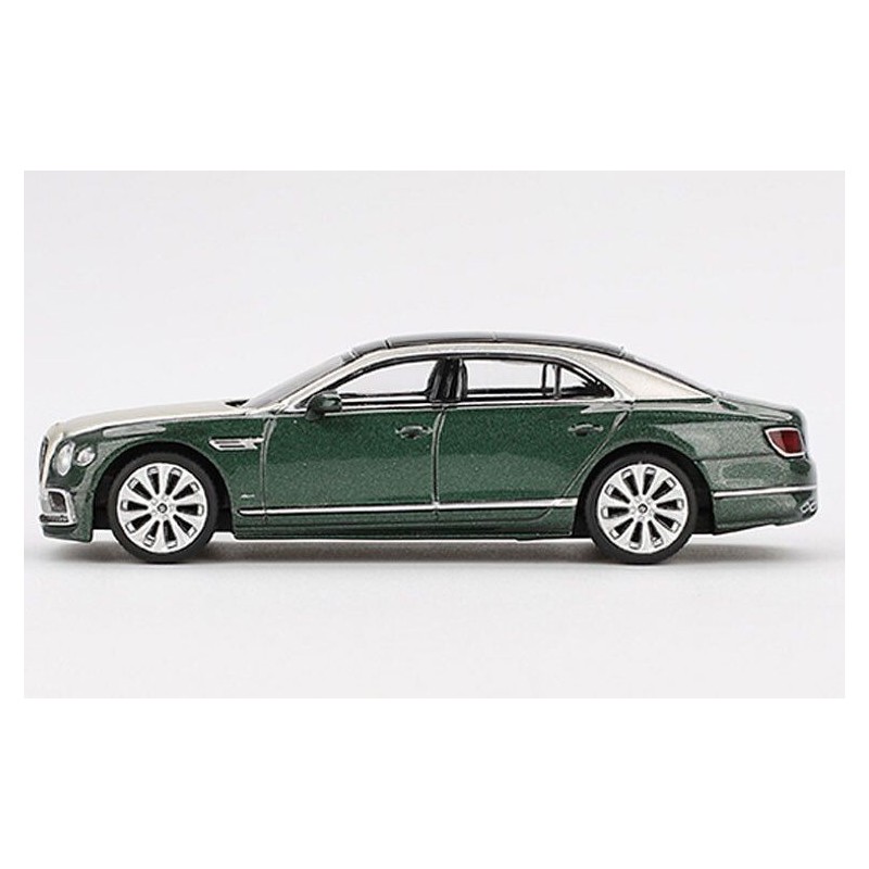 Bentley Flying Spur '24, white sand verdant1:64, Mini GT