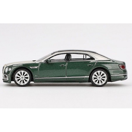 Bentley Flying Spur '24, white sand verdant1:64, Mini GT