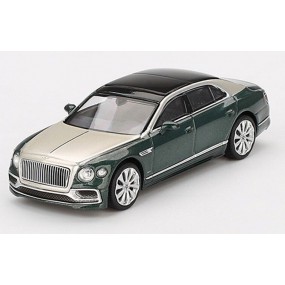 Bentley Flying Spur '24, white sand verdant1:64, Mini GT