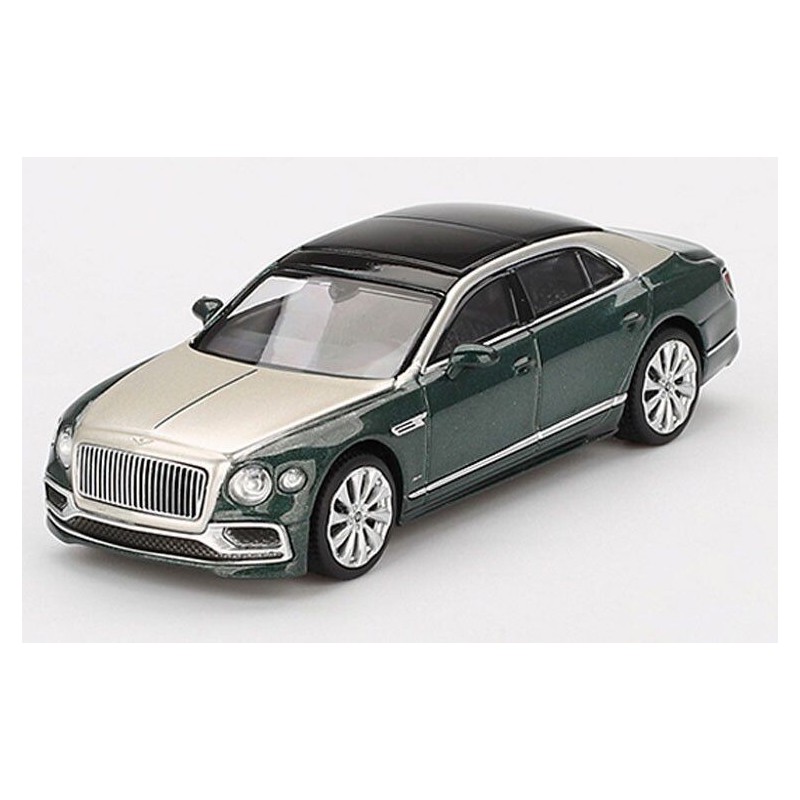 Bentley Flying Spur '24, white sand verdant1:64, Mini GT