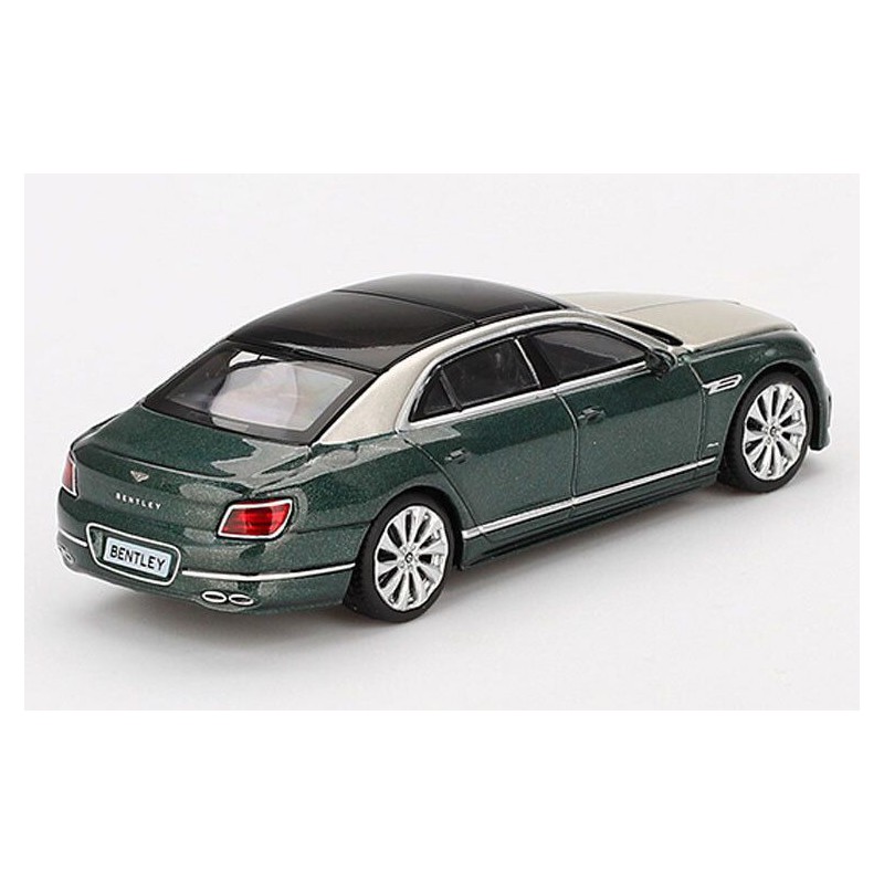 Bentley Flying Spur '24, white sand verdant1:64, Mini GT