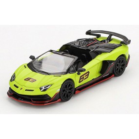 Lamborghini Aventador SVJ 63 Roadster Verde Shock Nr.63 '22(Neon Groen) 1:64, Mini GT