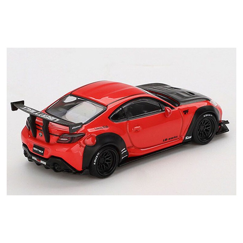 Toyota GR86 '24, Rood (LB Nation red) 1:64, Mini GT