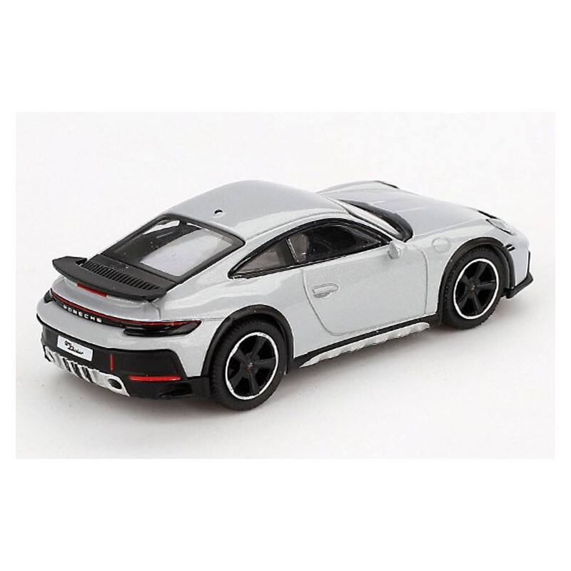 Porsche 911 (992) Dakar '23, (Grijs Metallic) 1:64, Mini GT