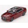 BMW I7 Xdrive E60 '23, rood (Aventurin Red) 1:64, Mini GT