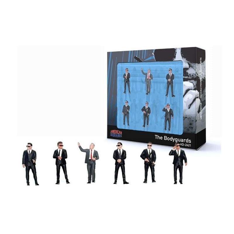Figuren 6 stuks The Bodyguards Mini GT