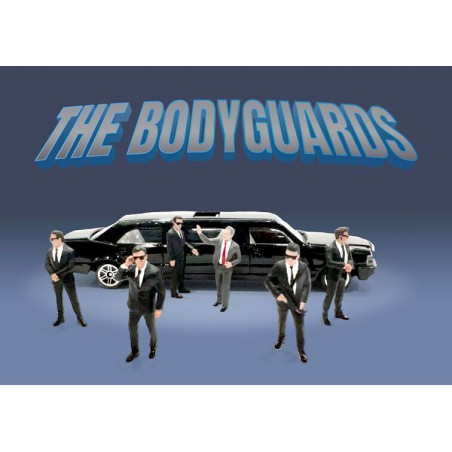Figuren 6 stuks The Bodyguards Mini GT