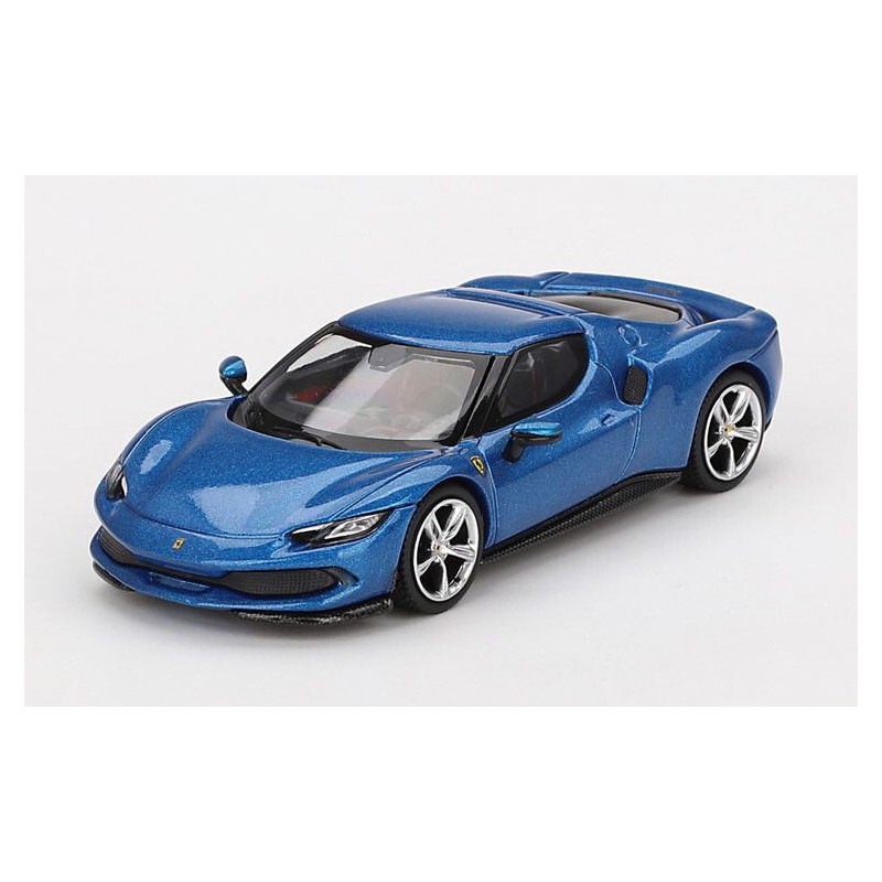 Ferrari 296 GTB '24, blauw (Blu Corsa),1:64, BBR Models
