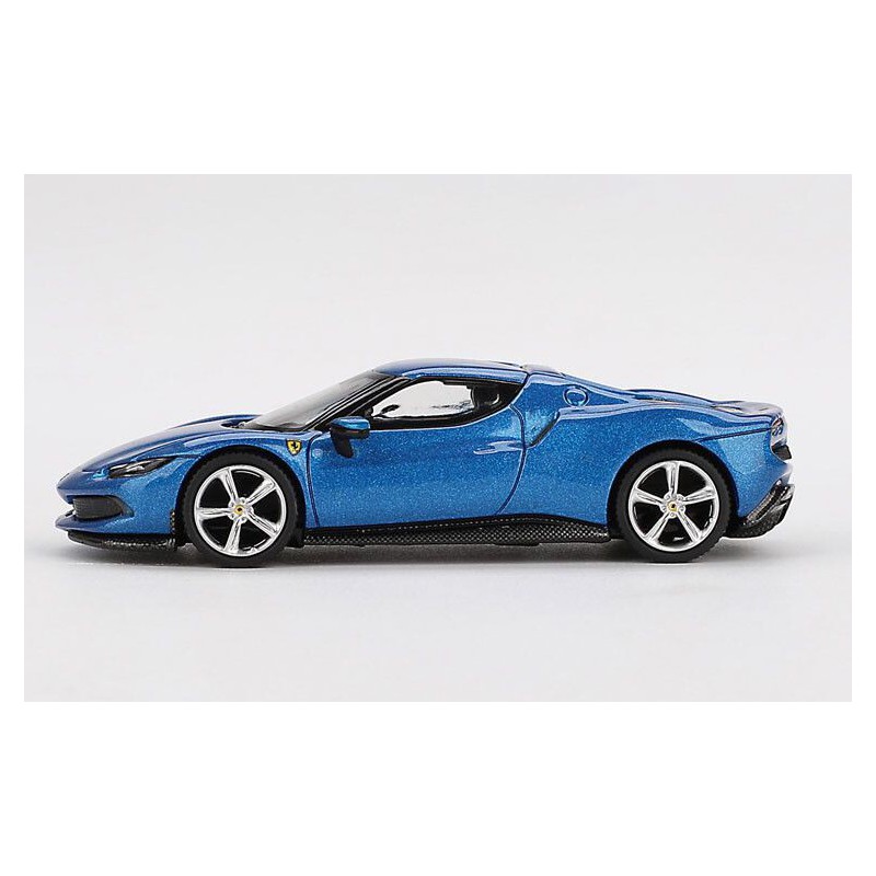 Ferrari 296 GTB '24, blauw (Blu Corsa),1:64, BBR Models