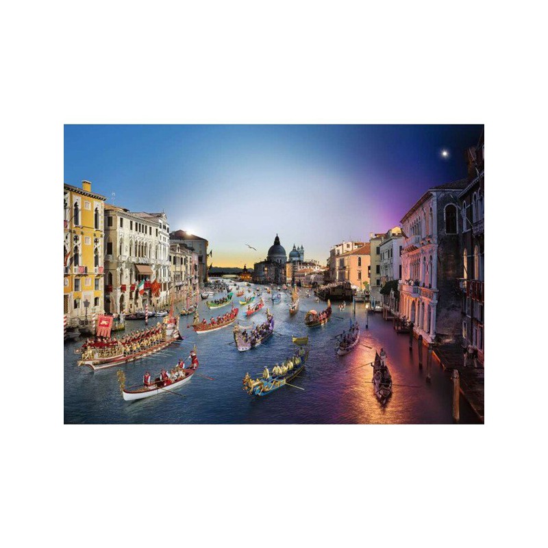 1000stukjes puzzel Ravensburger Venice day to night