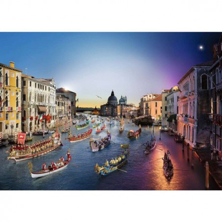 1000stukjes puzzel Ravensburger Venice day to night 1000stukjes puzzel Ravensburger Venice day to night