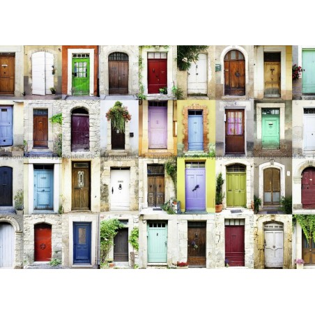 1000stukjes puzzel Ravensburger Beautiful doors in the Provence