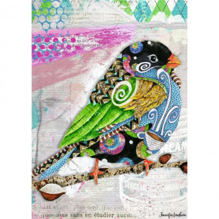 1000stukjes puzzel Ravensburger Swirly Bird 1000stukjes puzzel Ravensburger Swirly Bird
