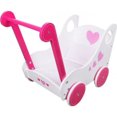 Poppenwagen Amia, Flora hout Poppenwagen Amia, Flora hout