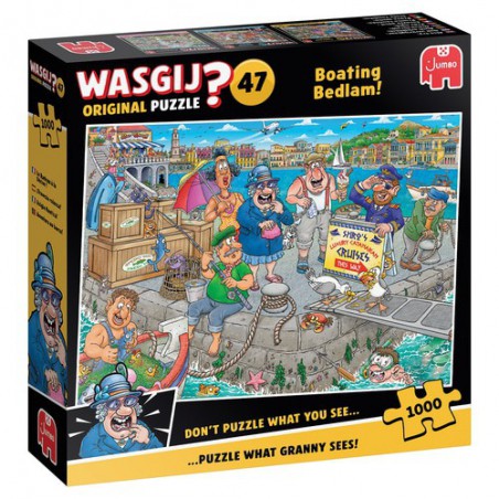 Wasgij Original 47, De boot in! 1000stukjes, Jumbo