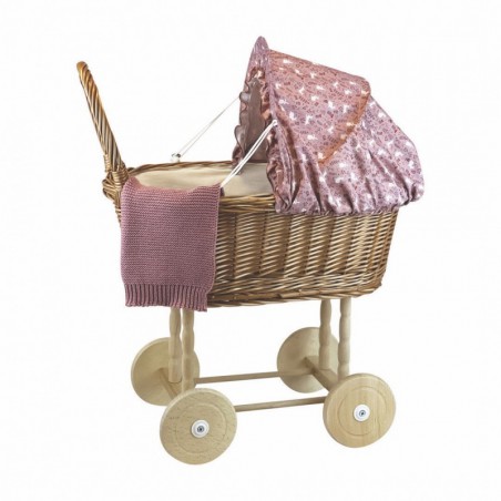 Rieten poppenwagen Konijn, Egmont Toys