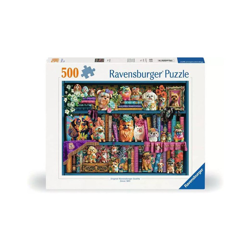 Precious Porcelain Pugs, 500 stukjes Ravensburger