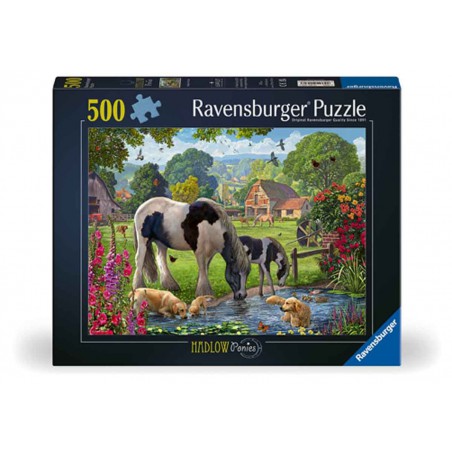 Hadlow Ponies, 500 stukjes Ravensburger Hadlow Ponies, 500 stukjes Ravensburger