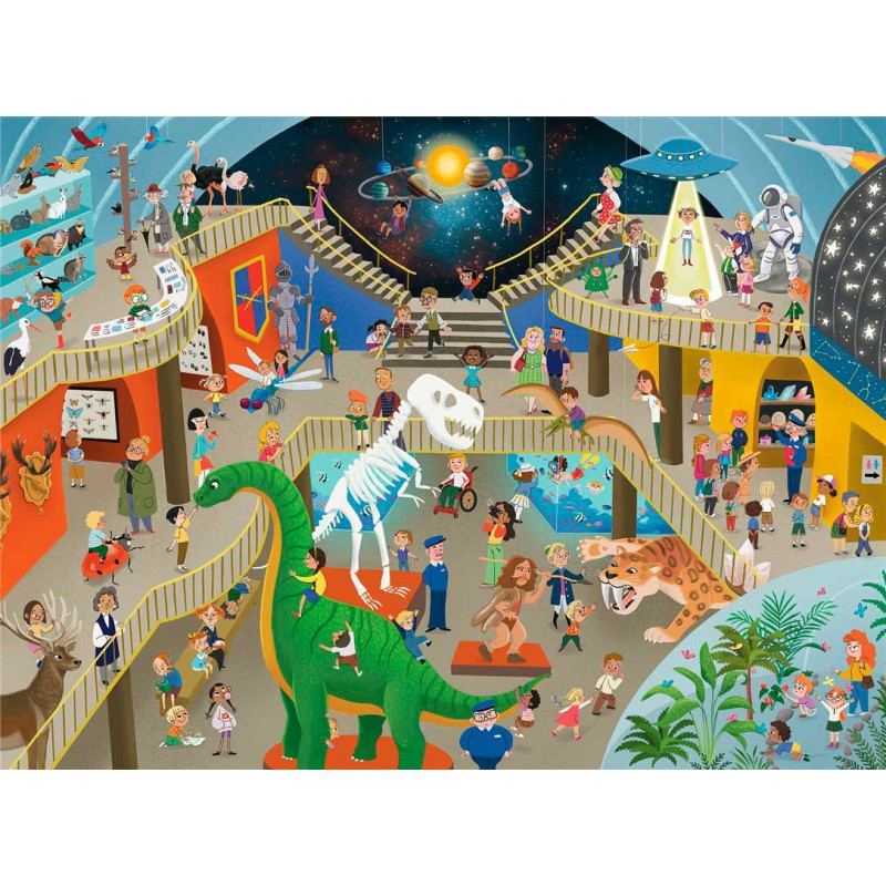 Ravensburger 200stukjes Museum of Natural Science puzzel