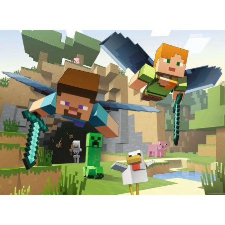 Ravensburger 200stukjes Minecraft Adventures puzzel
