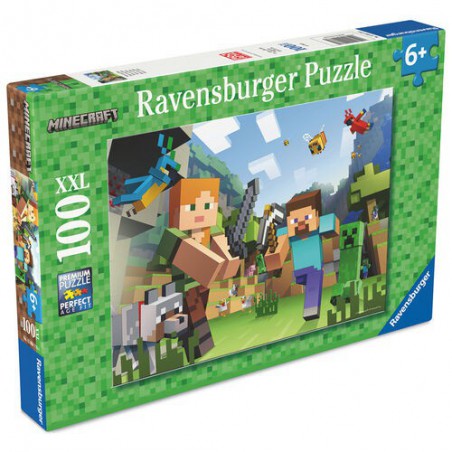 Minecraft, 100XXL stukjes Ravensburger Minecraft, 100XXL stukjes Ravensburger