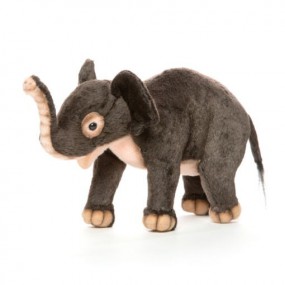 Grijze olifant kalf, 25cm - Hansa Creation