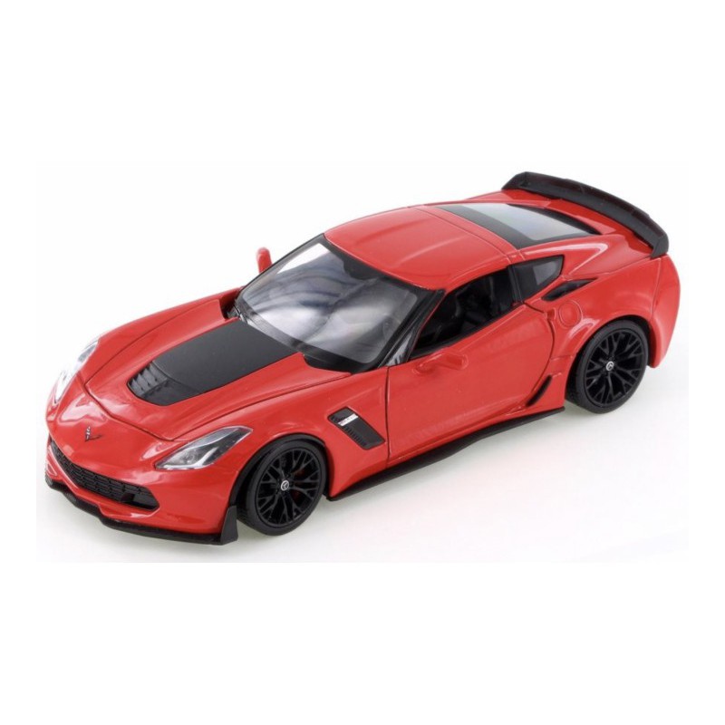 Chevrolet Corvette Z06 2017(Rood), 1:24, Welly